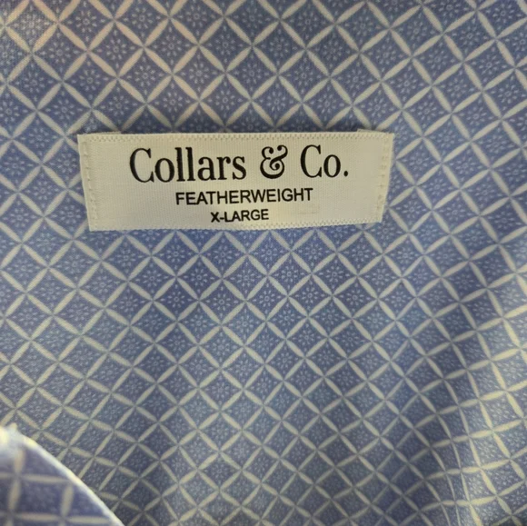 Lot of 3 Collars and Co Men's Size XL Featherweight Polo Dress Shirts New Tag - Picture 6 of 6